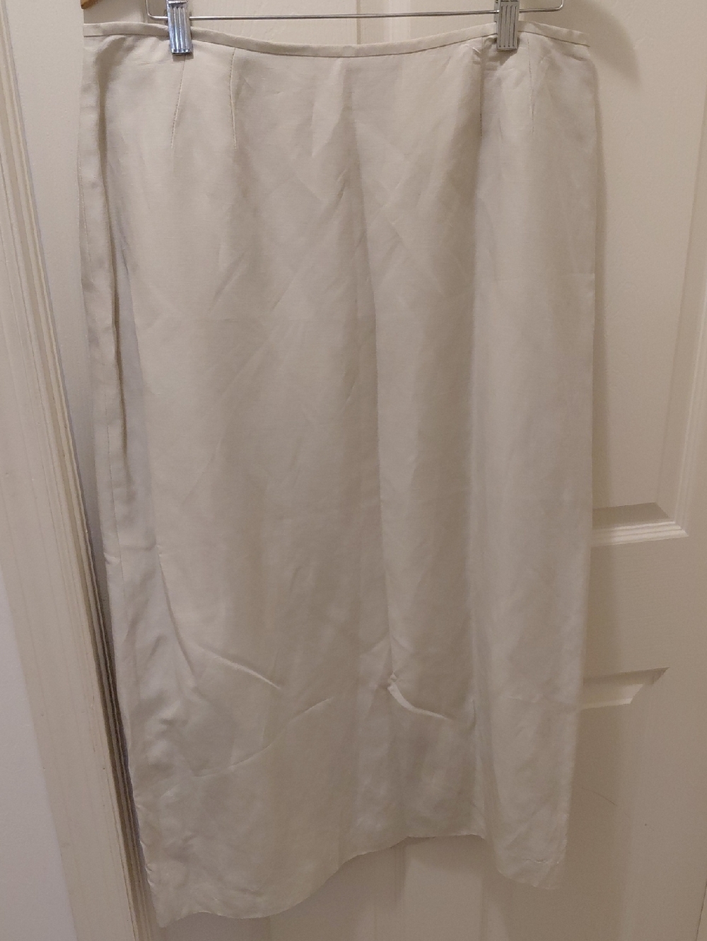 Preston & York Cream Straight Midi Skirt - Picture 1 of 8
